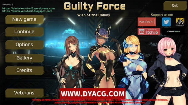 【探索ACT/中文/全动态】罪恶势力~殖民地的希望 Guilty Force:wish of the colony Ver0.5 官方中文作弊版【PC电脑+安卓/5G】